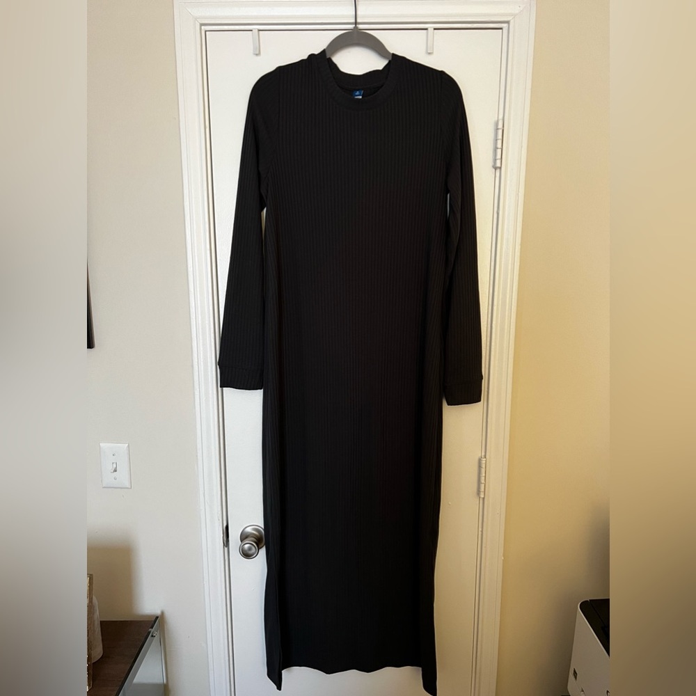 Charcoal maxi dress